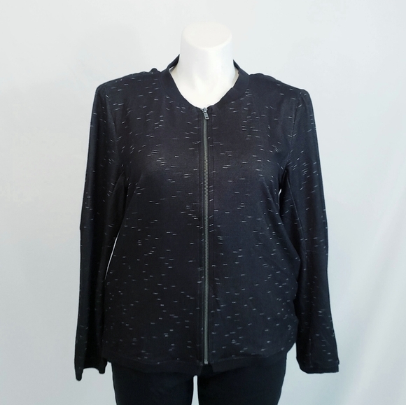 NWT BCBGeneration Drape Back Track Jacket Sweatshirt Athleisure - Picture 2 of 10